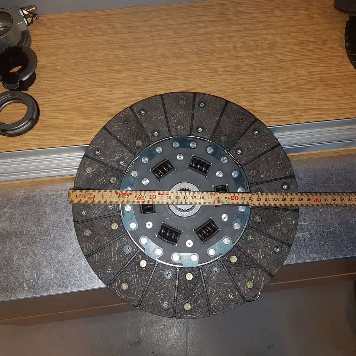 Tenaci 280 mm organic sprung clutch disc, 22 splines BMW 320D, Getrag