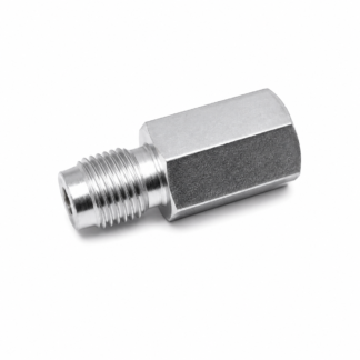 Hose spacer bleed nipple