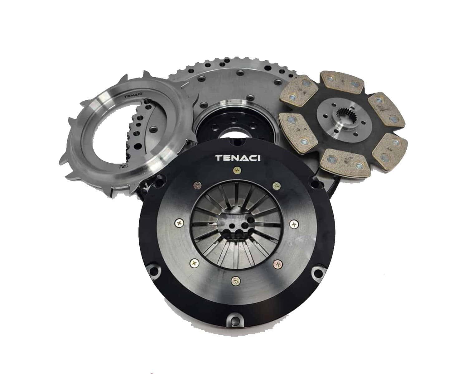 Tenaci "black" modular kit - 1-disc - 240 mm - 6-puck sinter - Toyota V160/V161 14 splines - for Ford Barra - (without starter ring)