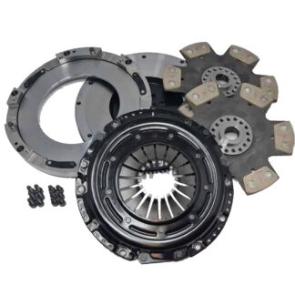 Tenaci "black" solid kit - 2-disc - 240 mm - 6-puck sinter - Audi 23 splines - for BMW M50, M52, S50, M54, S54 old m57