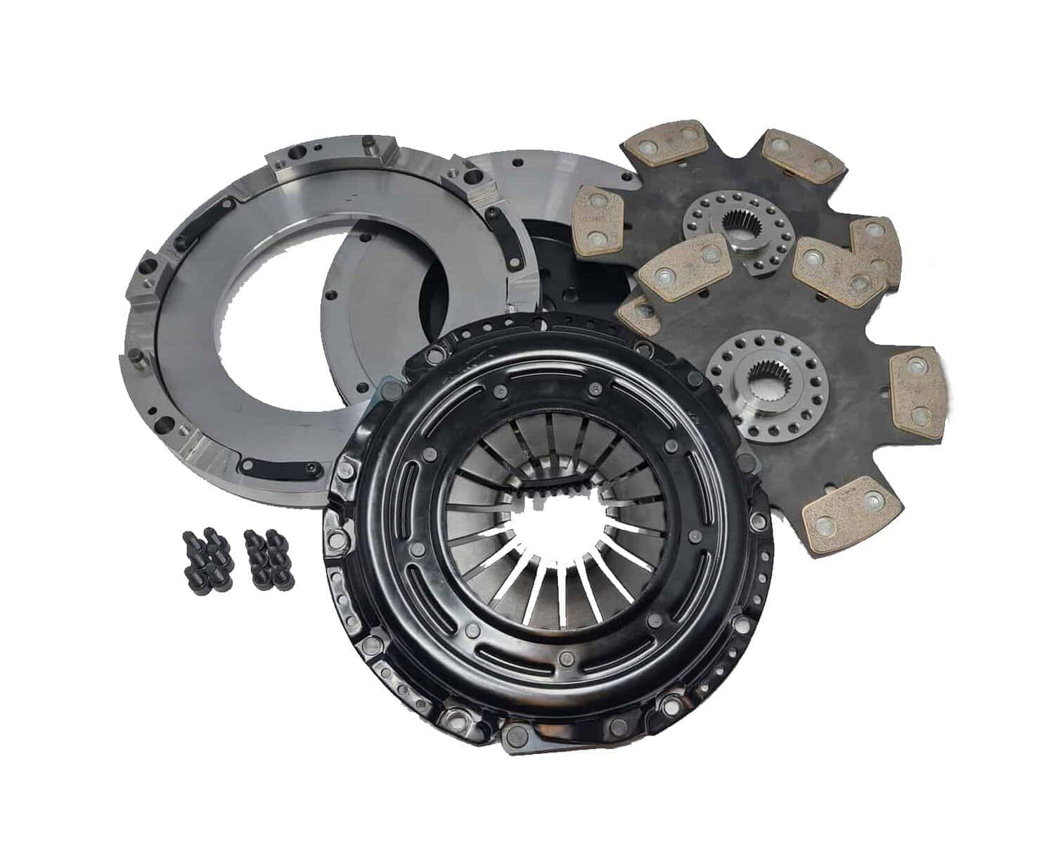 Tenaci "black" solid kit - 2-disc - 240 mm - 6-puck sinter - Mazda 23 splines 26 mm - for BMW M50, M52, S50, M54, S54 old m57