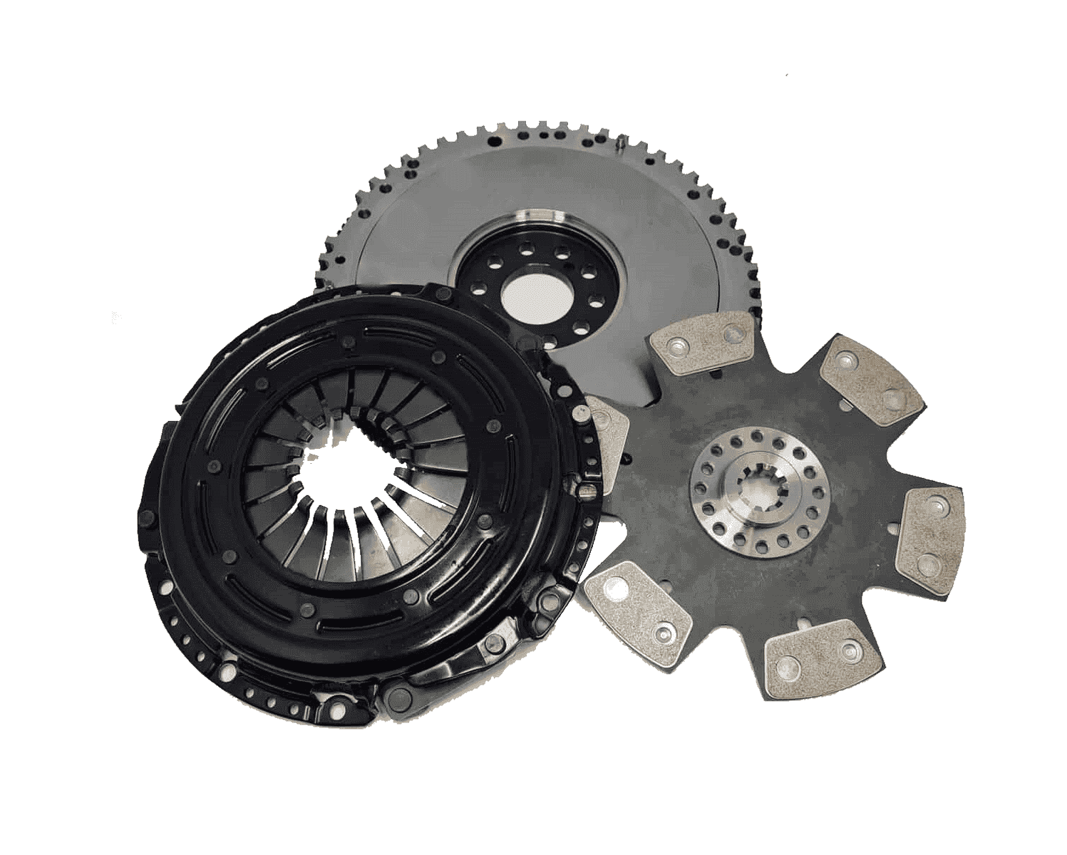 Tenaci "black" solid kit - 1-disc - 240 mm - 6-puck sinter - Toyota R154 21 splines - BMW M50, M52, M54, M57 & S54