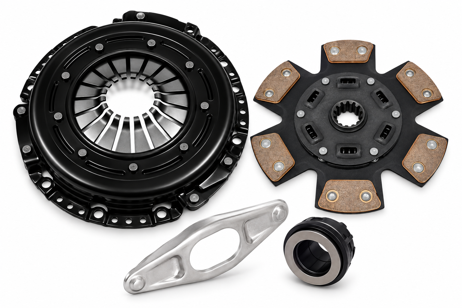 Tenaci Black 240 mm Clutch Kit BMW N55 – MIBA 6-puck sintered, sprung hub – without flywheel