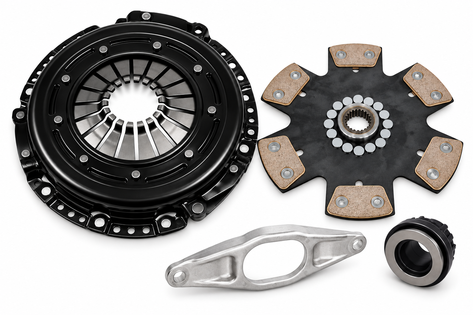 Tenaci Black 240 mm Clutch Kit BMW N55 – MIBA 6-puck sintered, rigid hub – without flywheel