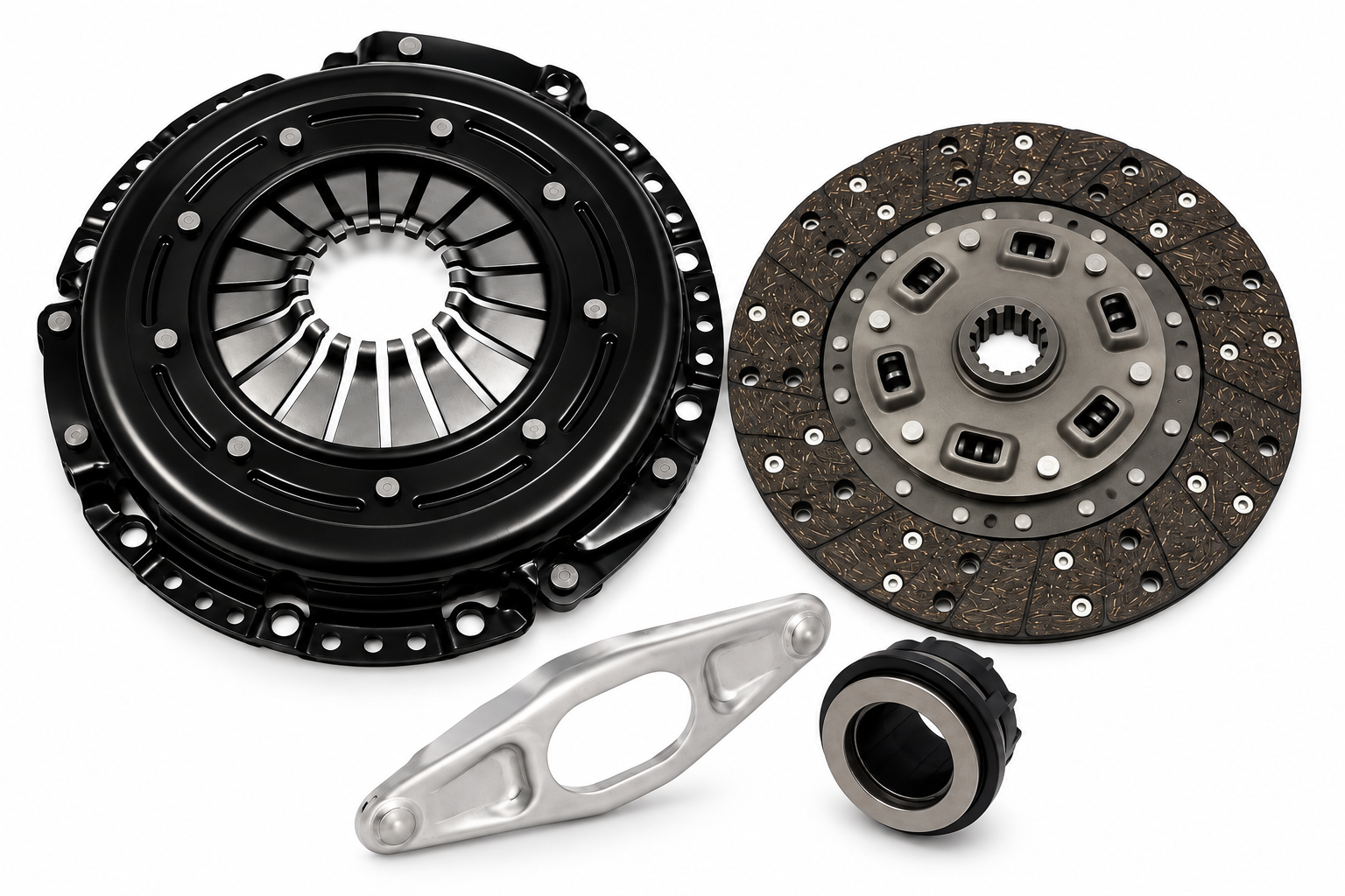 Tenaci Black 240 mm Clutch Kit BMW N54 – Organic, sprung hub – without flywheel